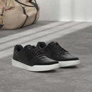 C33977 COLE HAAN MEN'S GRAND CROSSCOURT MODERN PERFORATED SNEAKERS BLACK/WHITE - Like New