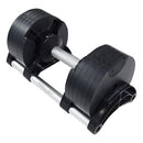 BODYTECH X NOUBELL DUMBBELL ADJUSTABLE WEIGHT CHANGE WITH ONE-HAND 50 LBS - Like New