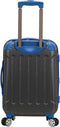 Rockland London Hardside Spinner Wheel Luggage Two Tone Grey Carry-On 20" - Grey Like New