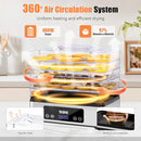 YASHE Food Dehydrator Machine, 5 Stainless Steel Trays Food Dryer, 400W - Brand New