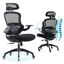 YOUTASTE Managerial Executive Office Chair Mesh Home Desk Chair Ergonomic Black - Brand New