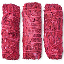 JL LOCAL DRAGON'S BLOOD SAGE SMUDGE STICKS | 4 INCH DRAGON BLOOD SAGE 3 PACK - Brand New