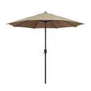 California Umbrella 9' Round Aluminum Outdoor Deck, Pool or Patio Umbrella - Like New