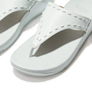 FITFLOP LULU RUBBER-STUD WOMEN SANDALS - SIZE: WOMEN 7 (EU W38) - SEAFOAM BLUE - Like New