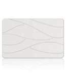 VEELOIM STONE BATH MAT DIATOMACEOUS SHOWER MAT NON-SLIP DIATOMITE - LINE1 WHITE - Like New
