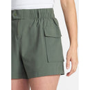 AVIA WOMEN'S OUTDOOR RIPSTOP SHORT - SIZE: WOMEN M - GREEN MIDNIGHT - Brand New