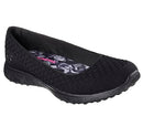 23312W Skechers Sport Women's Microburst One Up Fashion Sneaker BLACK Size 8.5 W - Like New