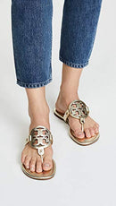 11743 TORY BURCH MILLER PATENT SANDALS - SIZE: WOMEN 5.5 - - Scratch & Dent
