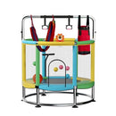 TOWIGIC 55" TRAMPOLINE FOR KIDS,UP TO 440 IBS MINI TRAMPOLINE MLS01 - MULTICOLOR - Like New