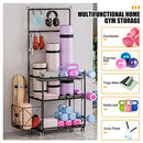 Ceinun Yoga Mat Storage Rack Home Gym Workout Equipment Storage Rack B0BXFL26KN - Brand New