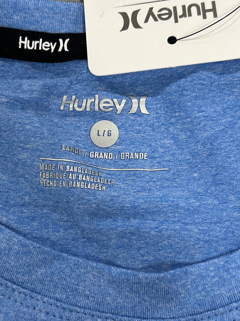 HURLEY EXIST BREATHE TANK HEATHERED TANK TOP - SIZE: MEN L - AQUIFER - Brand New