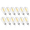 BRIGHTEVER 12-Pack Vintage 7W ST58 LED Edison Light Bulbs 60W Equivalent - White - Like New