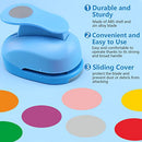 LOONENG 2 INCH CIRCLE PUNCH CIRCLE SHAPE LEVER ACTION CRAFT PUNCH 50MM ROUND - Like New