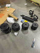 UPGO FEIERDUN ADJUSTABLE DUMBBELLS, 68LBS FREE WEIGHT SET WITH 4 MODES - BLACK - Like New