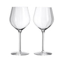 Waterford Elegance Optic Red Wine Glass Set of 2 25 oz 40027215 - Clear - Like New