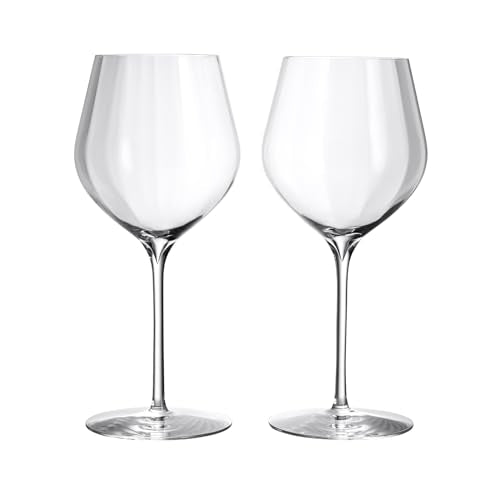 Waterford Elegance Optic Red Wine Glass Set of 2 25 oz 40027215 - Clear - Like New