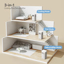 ELECTACTIC PORTABLE AIR CONDITIONER FAN DEHUMIDIFIER MODE NPLB2-05C/X1E - WHITE - Like New