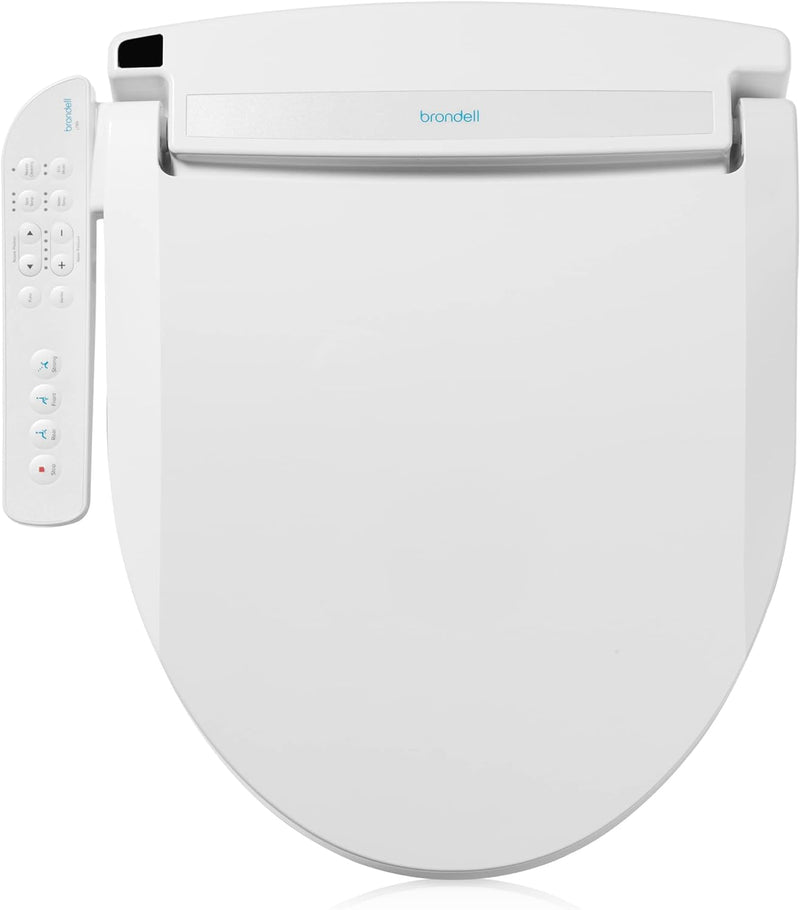 Brondell Swash Electronic Bidet Toilet Seat LT89 Fits Elongated Toilets - White - Like New