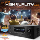 PYLE 1000W BLUETOOTH HOME THEATER RECEIVER 5.2 CHANNEL SURROUND SOUND - BLACK - Like New
