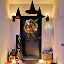 Siawoy Halloween Wreaths for Front Door - 18"x30" Decor B0C77SJDHN - Like New