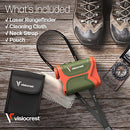 VISIOCREST A-3280-GO LASER RANGEFINDER FOR GOLF, ARCHERY, HUNTING - ORANGE - Like New
