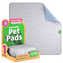 IMPROVIA REUSABLE PUPPY PAD WATERPROOF EXTRA-ABSORBENT WASHABLE 1 PACK 72x72 - Like New