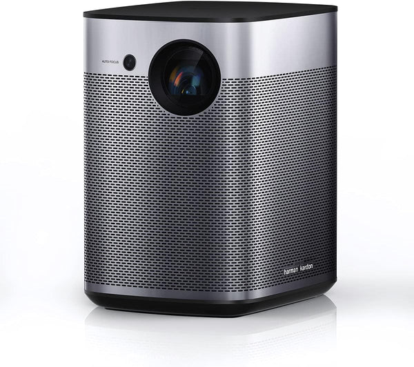 XGIMI Halo True 1080p Portable Mini Projector, Android TV 9.0 - SILVER/BLACK Like New