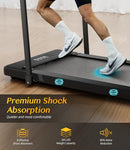 BIFANUO 2 IN 1 WALKING PAD UNDER DESK TREADMILL FOR HOME/OFFICE TM009BK - BLACK - Like New