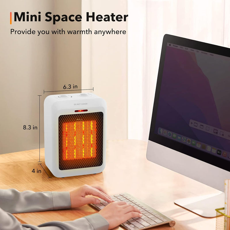 GIVEBEST ELECTRIC SPACE HEATER - WHITE - Like New