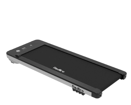 REDLIRO WALKING PAD UNDER DESK TREADMILL 300 LB CAPACITY MOTORIZED 30H-9 SILVER - Like New
