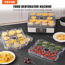 VEVOR Food Dehydrator Machine 5-Tray 300W Electric Food Dryer B0CBMJDNKS - Gray - Brand New