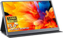 UPPERIZON Portable Monitor 15.6" 1080P FHD HDR IPS Travel Monitor UP156FH - Gray - Like New