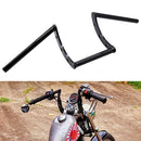 AnXin Motorcycle Handlebar Z Bars 22mm 7/8" Handlebars - Black - Brand New