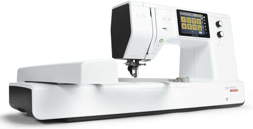 BERNETTE B79 COMPUTERIZED SEWING AND EMBROIDERY MACHINE - BLACK, WHITE - Like New
