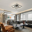 GEADI Led Ceiling Light, Modern 4-Square Ceiling Lamp 52W Dimmable Flush Mount - Like New