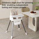 Portable Baby Highchair for Months Infants Toddlers 5 Point Harness Convertible - Brand New