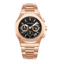 TUCCI ITALY LUSSUOSO STAINLESS STEEL QUARTZ UNISEX WATCH MIYOTA - ROSE GOLD - Like New