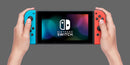 Nintendo Switch Version 2 Neon RED/BLUE HADSKABAA MISSING ACCESSORIES Like New