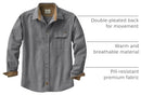 6464CRHT4XT Legendary Whitetails Mens Button Down Flannel Shirt 4XLT - Heather - Brand New