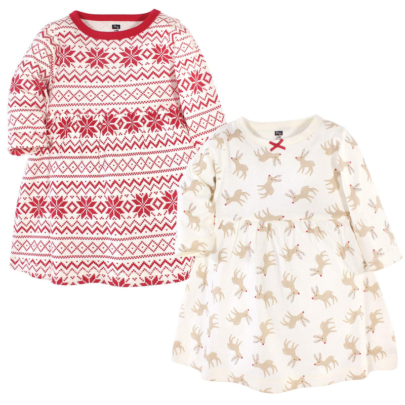 HUDSON BABY BABY GIRLS' COTTON - SIZE: YOUTH 18-24 MONTHS - REINDEER - Brand New