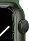 APPLE WATCH SERIES 7 45mm GPS GREEN ALUMINUM CASE CLOVER SPORT BAND Like New