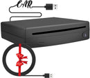 HOMLAB External USB CD Player for Car Homlab Portable Plugs - Black - Like New