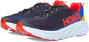 1119395 HOKA ONE ONE MEN'S RUNNING SHOES RINCON 3 BLACK DAZZLING BLUE SIZE 11.5 - Like New