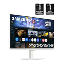Samsung 27" M5 M50F FHD Smart Monitor Streaming TV LS27FM503ENXZA - WHITE - Like New