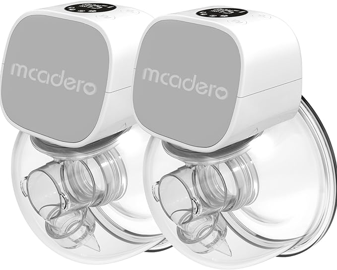 MCADERO M5 Electric Breast Pump LED 4 Modes 12 Levels 2 Pack - - Scratch & Dent