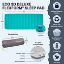 Lightspeed Outdoors XL Super Plush FlexForm Sleep and Camp Pad, Teal ... - Brand New