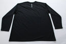KICK START GEAR MEN'S LONG SLEEVE CREW NECK PERFORMANCE TEE - SIZE: M - BLACK - Brand New