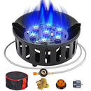 BESTFIRE BFQXMHZ SINGLE BURNER 72000 BTU WINDPROOF PROPANE CAMPING STOVE - Like New