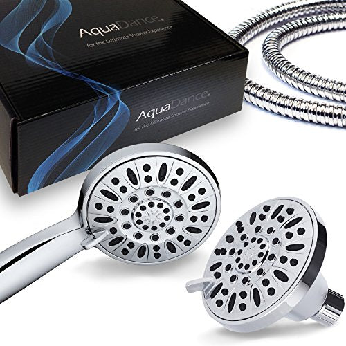 AquaDance Total Chrome Premium High Pressure 48-setting 3-Way Combo - Chrome - Like New