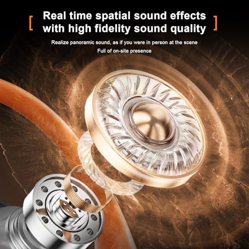 KEPPESRING UPGRADED AI LANGUAGE TRANSLATION EARBUDS US-113 - ORANGE/BLACK - Like New